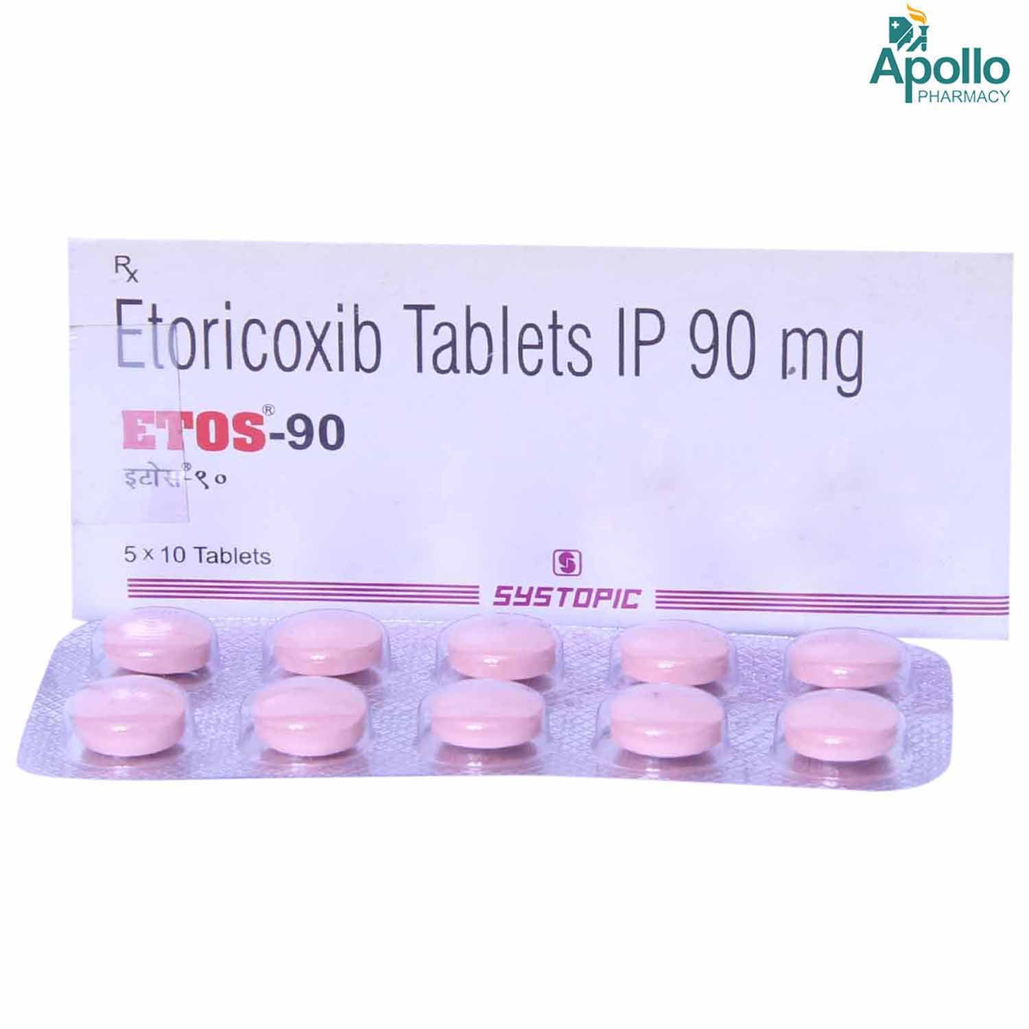 Etos-90 Tablet 10's, Pack of 10 TABLETS Etos-90 Tablet 10's, Pack of 10 TABLETS