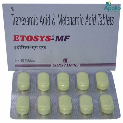 Etosys-MF Tablet 10's, Pack of 10 TABLETS