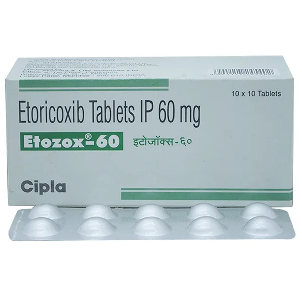 Etozox 60 mg Tablet 10's