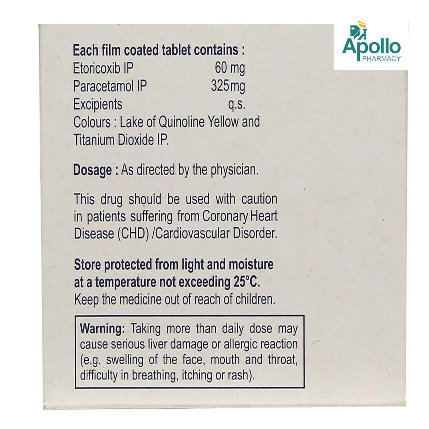 Etrik-P Tablet 10's, Pack of 10 TABLETS Etrik-P Tablet 10's, Pack of 10 TABLETS