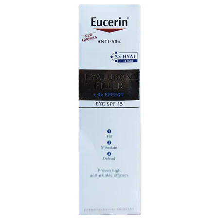 Eucerin Hyaluron Filler+3X Effect SPF15 Eye Cream, 15 ml