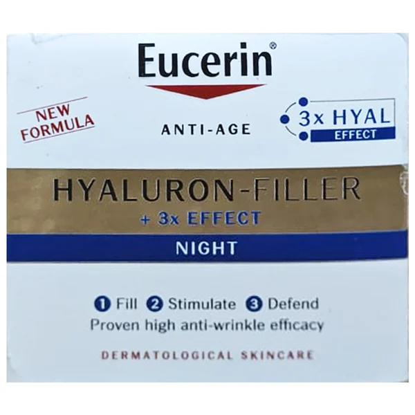 Eucerin Hyaluron-Filler+3X Effect Night, 50 ml