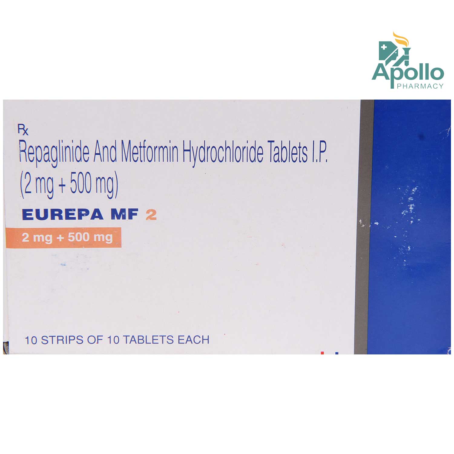 Eurepa MF 2 Tablet 10's, Pack of 10 Eurepa MF 2 Tablet 10's, Pack of 10