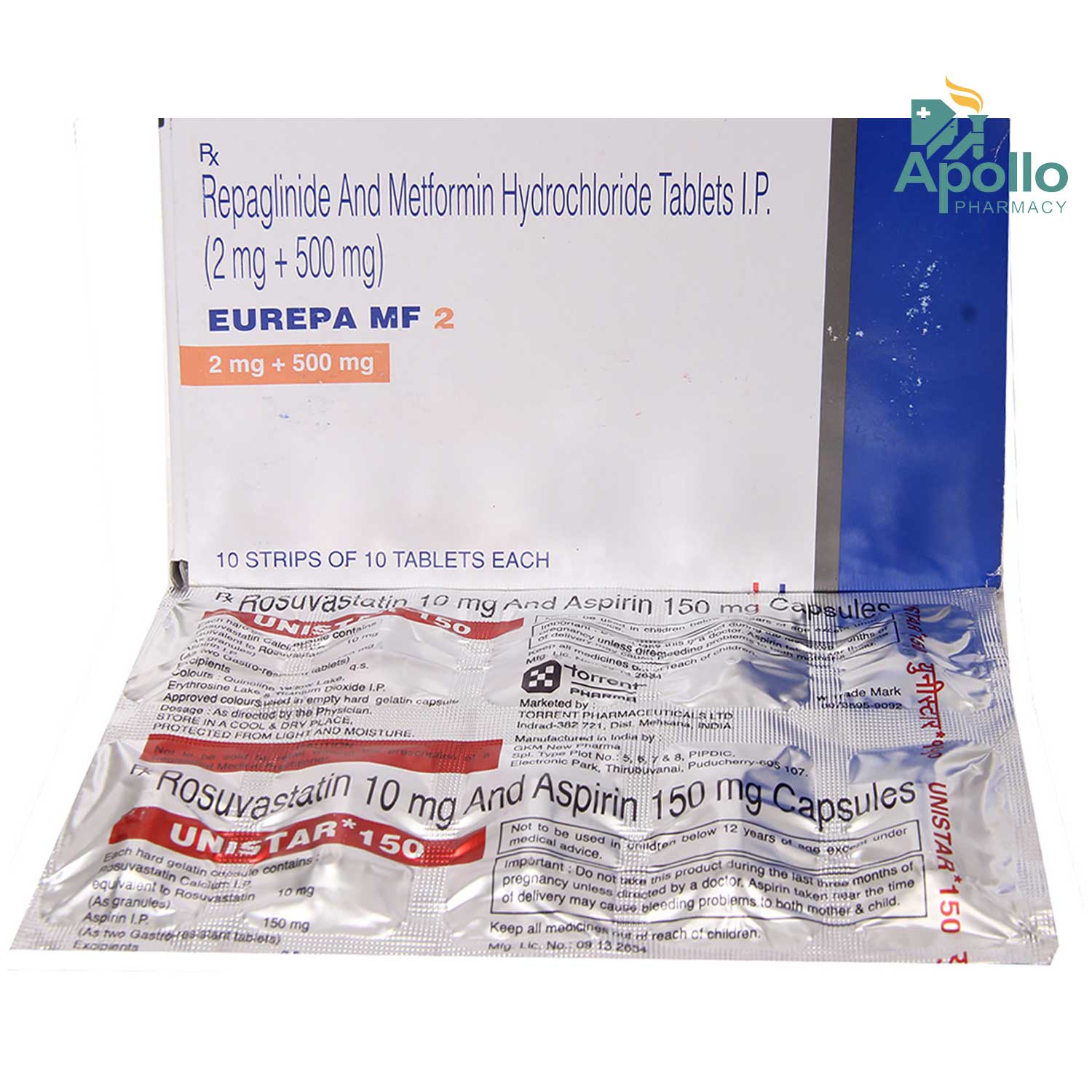 Eurepa MF 2 Tablet 10's, Pack of 10 Eurepa MF 2 Tablet 10's, Pack of 10