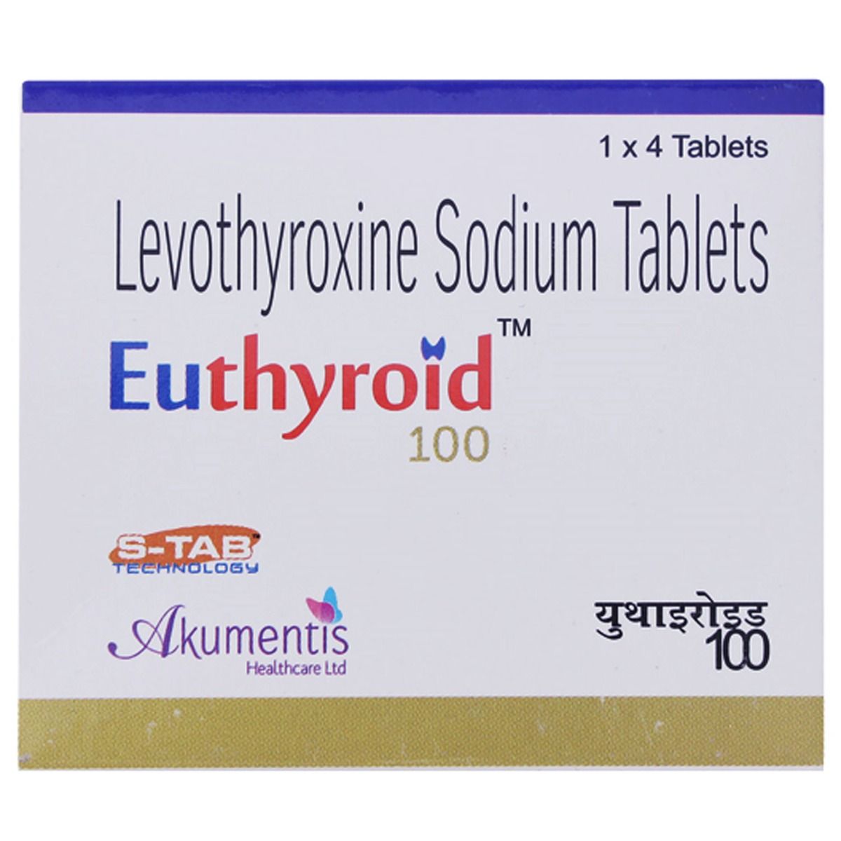 Buy Euthyroid 100 Tablet 4's Online