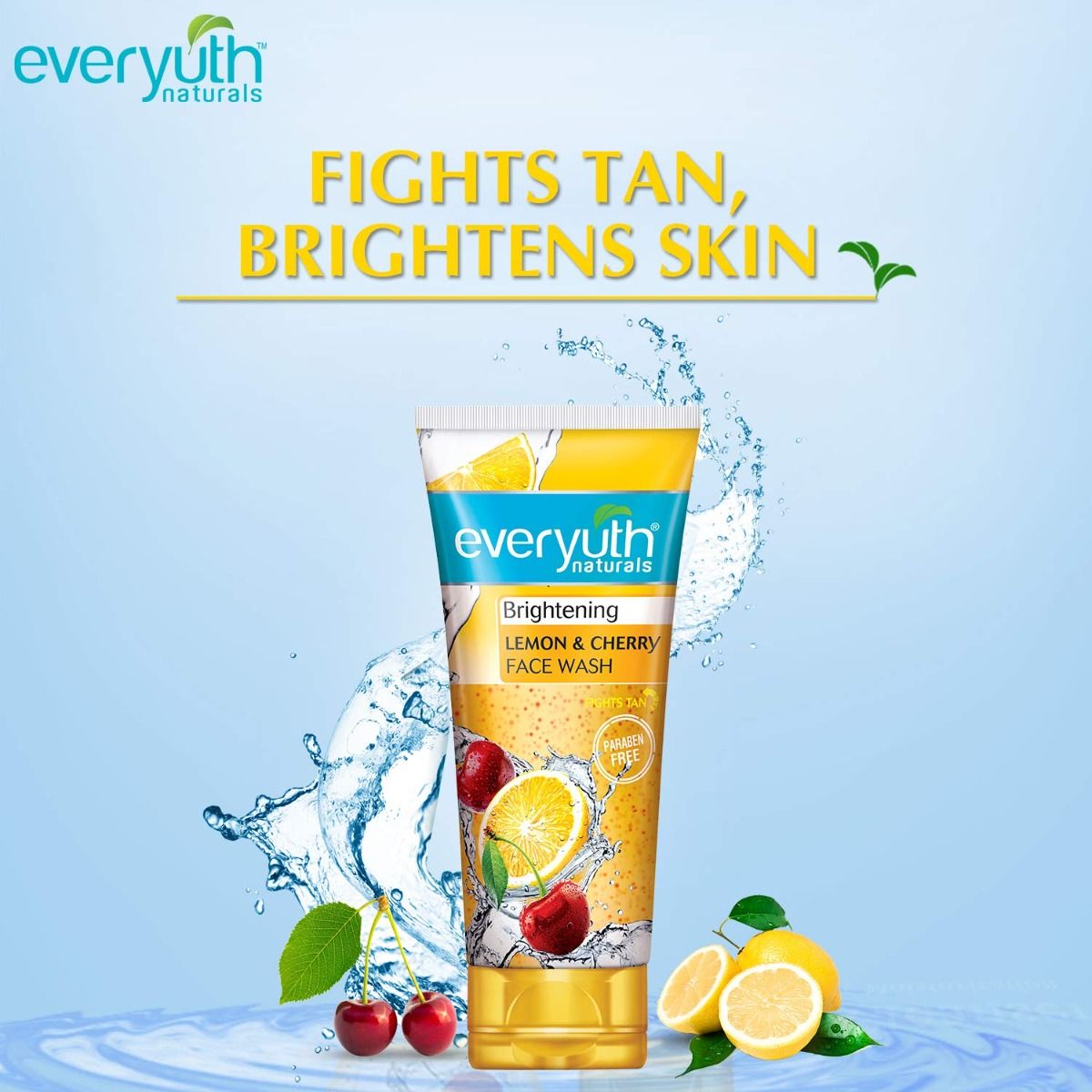 Everyuth Brightening Lemon & Cherry Face Wash, 100 gm Price, Uses, Side
