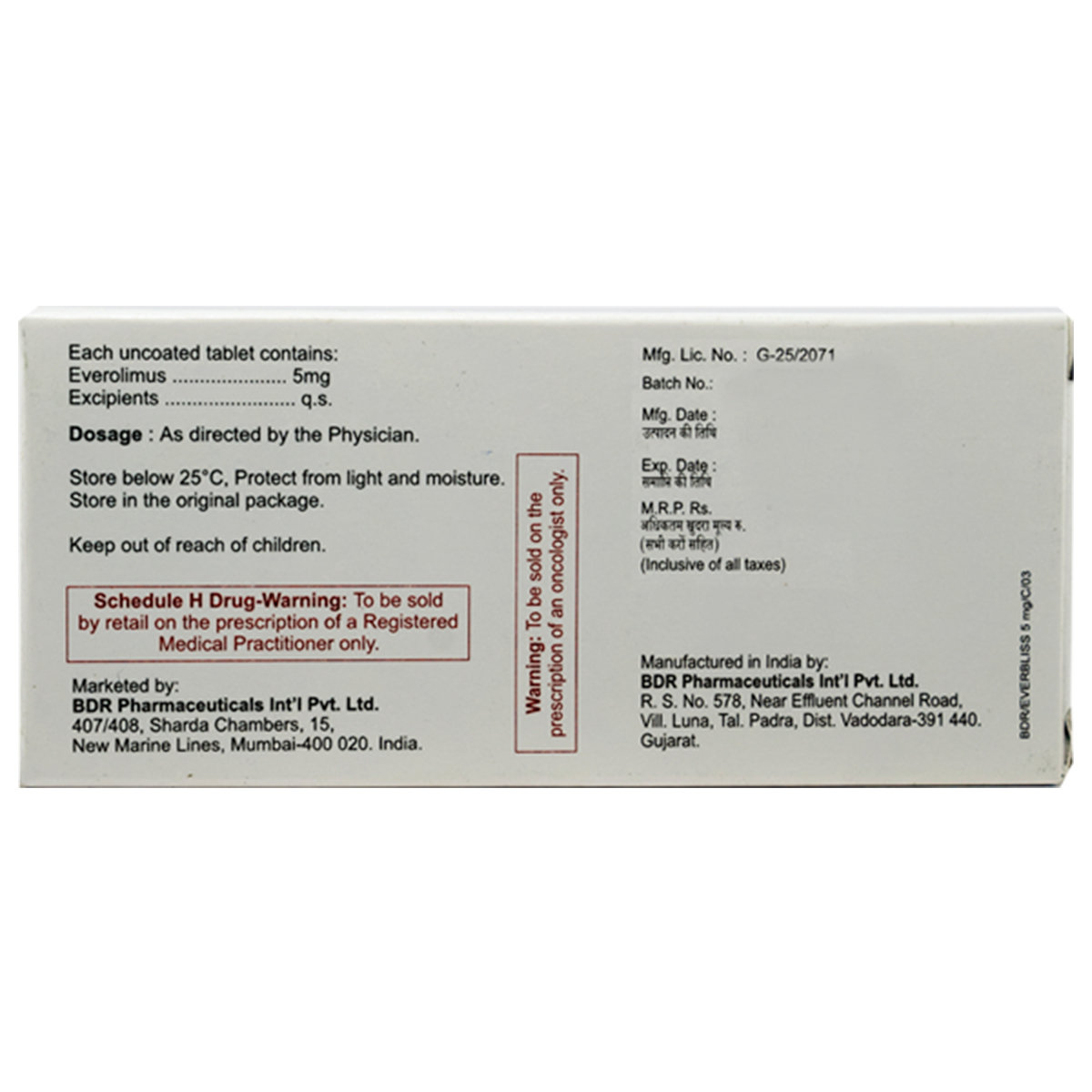 Everbliss 5 Tablet 10's, Pack of 10 Everbliss 5 Tablet 10's, Pack of 10