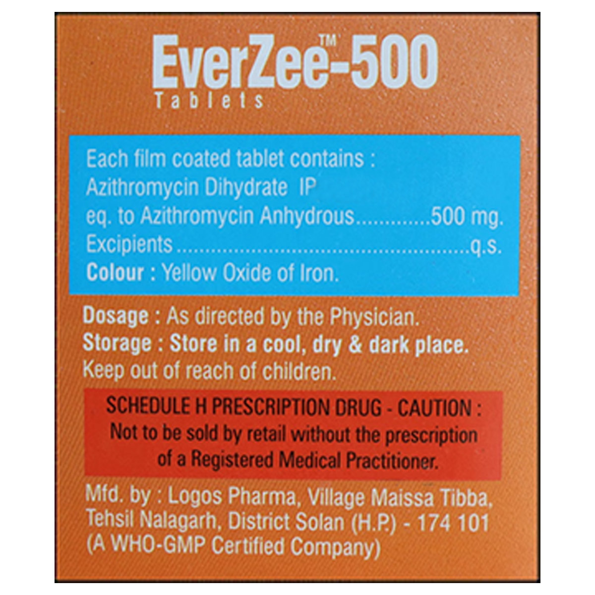 Everzee-500 Tablet 3's, Pack of 3 Everzee-500 Tablet 3's, Pack of 3