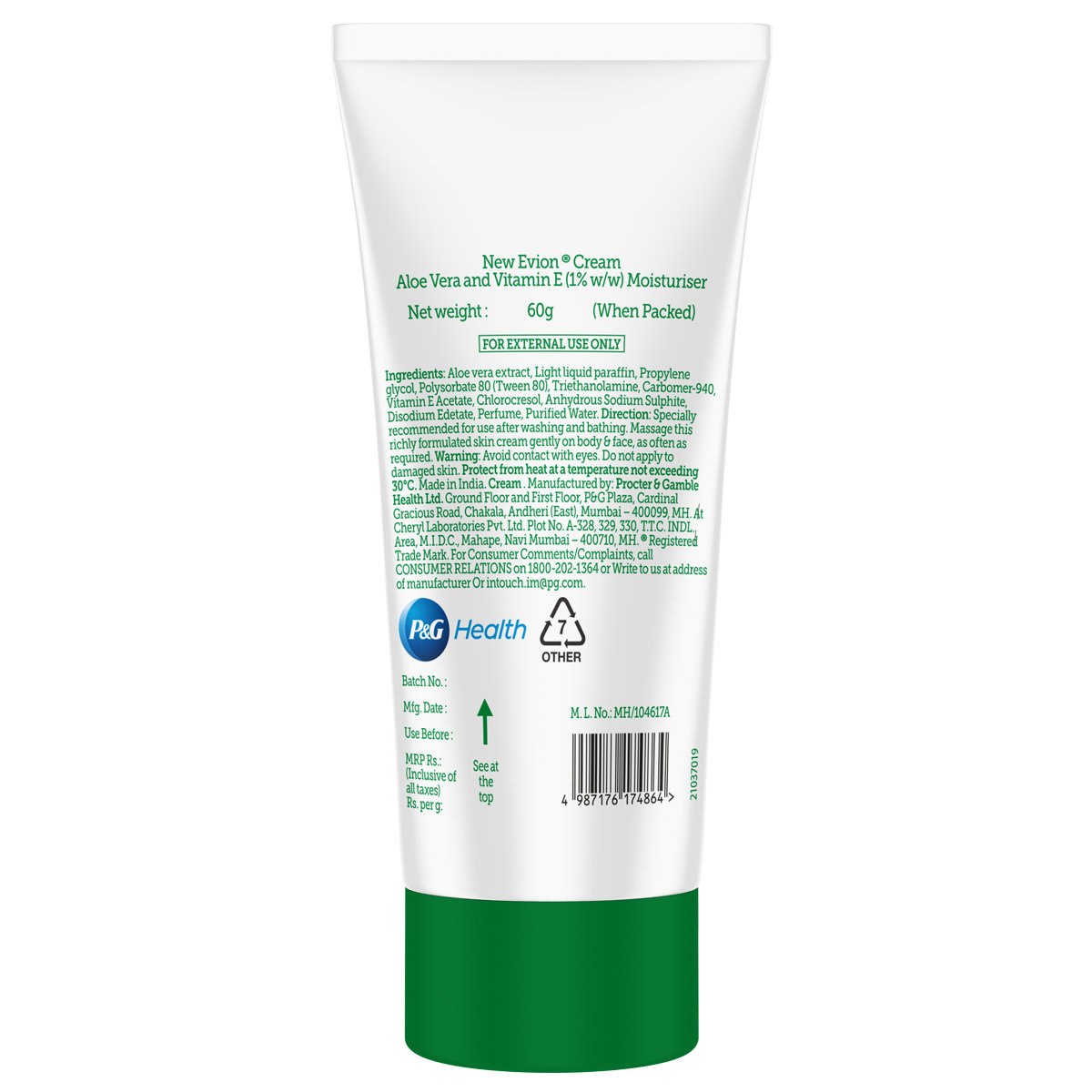 New Evion Cream 60 gm, Pack of 1 New Evion Cream 60 gm, Pack of 1