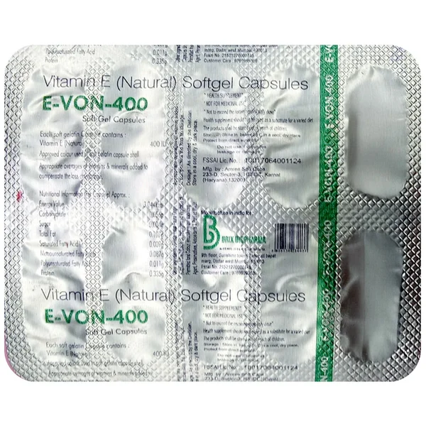 E-Von-400 Softgel Capsule 10's