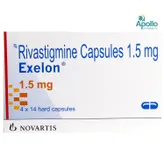 Exelon 1.5 mg Capsule 14's, Pack of 14 CapsuleS