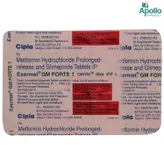 Exermet GM Forte 1 Tablet 10's, Pack of 10 TabletS