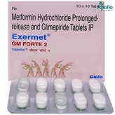 Exermet GM Forte 2 Tablet 10's, Pack of 10 TABLETS
