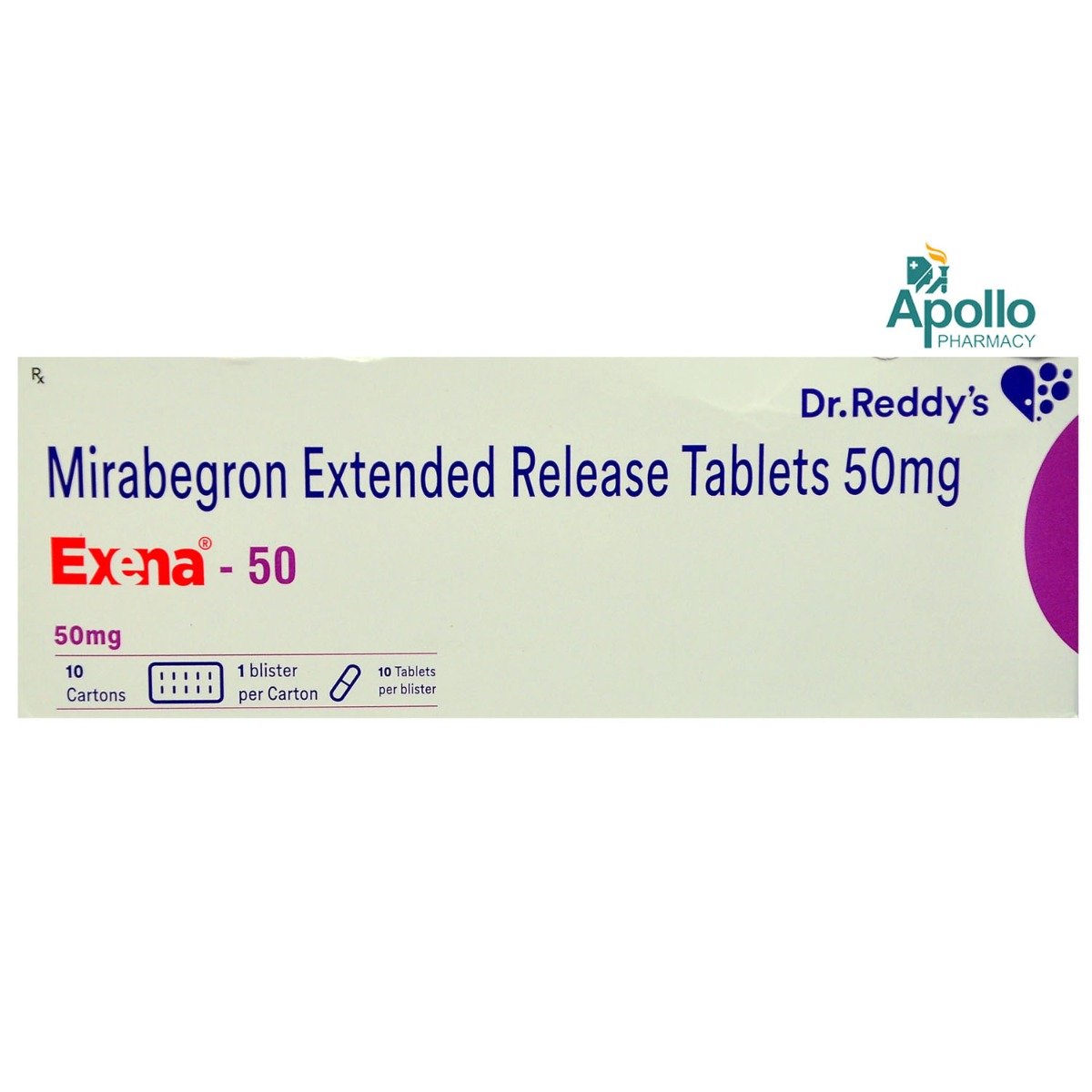 Exena-50 Tablet 10'S, Pack of 10 TABLETS Exena-50 Tablet 10'S, Pack of 10 TABLETS
