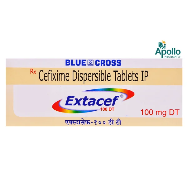 Extacef DT 100 mg Tablet 10's