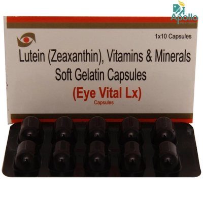 Eye Vital Lx Capsule 10's, Pack of 10 CAPSULES