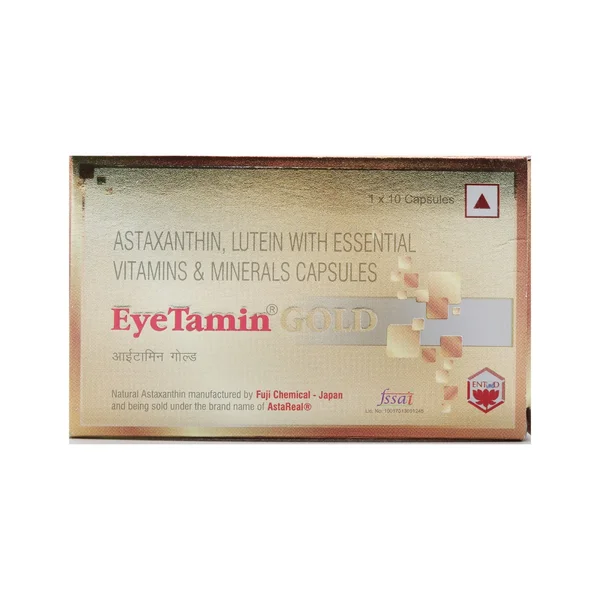 Eyetamin Gold Capsule 10's, Pack of 10