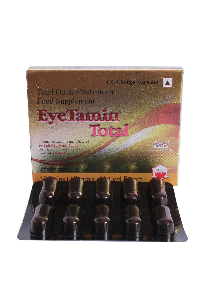 Eyetamin Total Capsule 10's, Pack of 10 Eyetamin Total Capsule 10's, Pack of 10