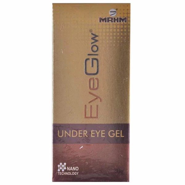 Eyeglow Under Eye Gel 20 gm | For Dark Circles, Puffiness, Wrinkles, Crow's Feet &amp; Fine Lines, Pack of 1