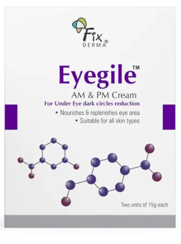 Fixderma Eyegile AM & PM Cream, 2 x 15 gm