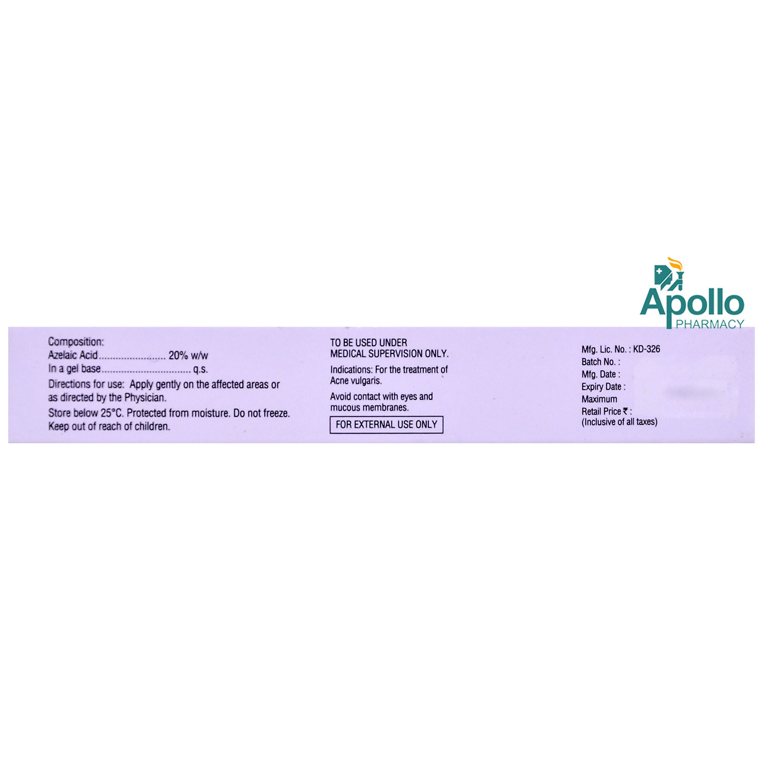 Ezanic 20% Gel 15 gm, Pack of 1 CREAM Ezanic 20% Gel 15 gm, Pack of 1 CREAM