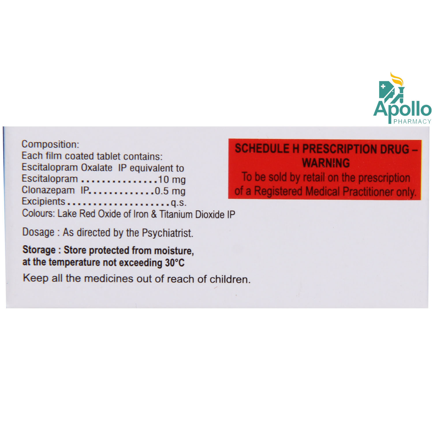 Ezeepam Plus 10 Tablet 10's, Pack of 10 TABLETS Ezeepam Plus 10 Tablet 10's, Pack of 10 TABLETS