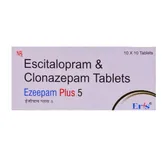 Ezeepam Plus 5 mg Tablet 10's, Pack of 10 TabletS