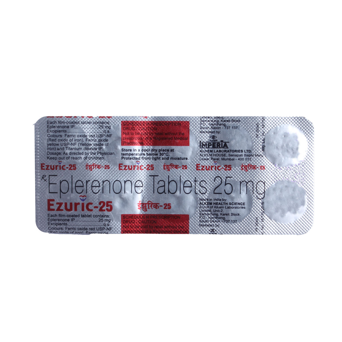 Buy Ezuric-25 Tablet 10's Online