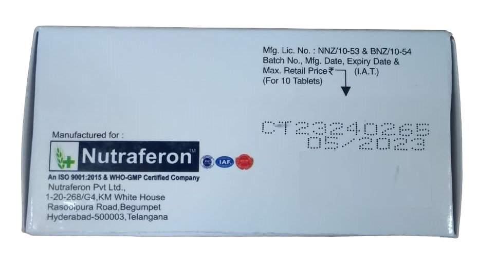 Nutraferon F-Torsee 20 Tablet, Pack of 1 Tablet Nutraferon F-Torsee 20 Tablet, Pack of 1 Tablet