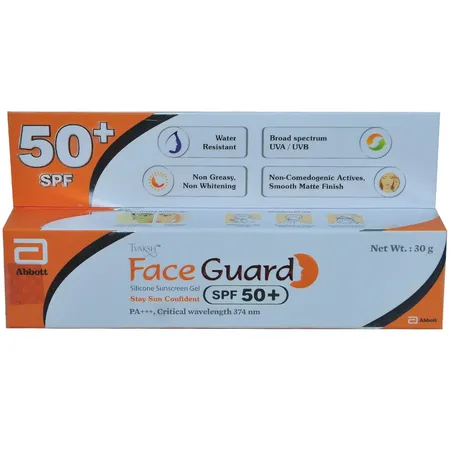 Tvaksh Face Guard SPF 50+ PA+++ Gel 30 gm