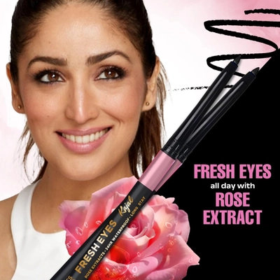 Facescanada Fresh Eyes Kajal Intense Black, 0.35 gm, Pack of 1