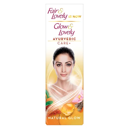 Glow & Lovely Ayurvedic Care+ Face Cream 25 gm | For Natural Glow | Clears Marks & Uneven Skin Tone | Improves Complexion