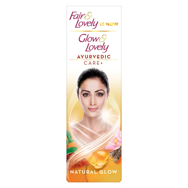 Glow &amp; Lovely Ayurvedic Care+ Face Cream 25 gm | For Natural Glow | Clears Marks &amp; Uneven Skin Tone | Improves Complexion, Pack of 1