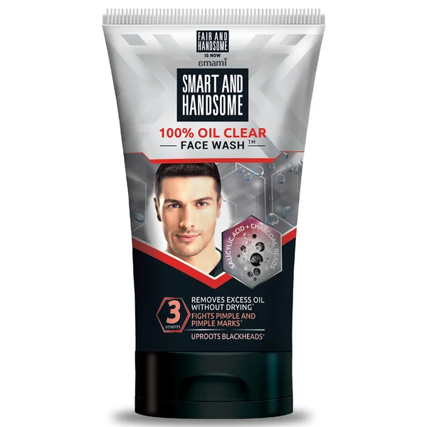 Smart and Handsome 100% Oil Clear Face Wash, 100 gm, Pack of 1