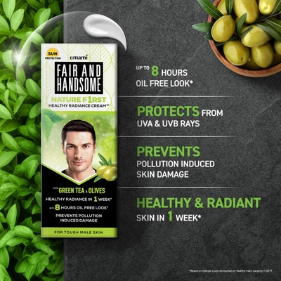 Fair &amp; Handsome Nature First Radiance Cream, 30 gm, Pack of 1