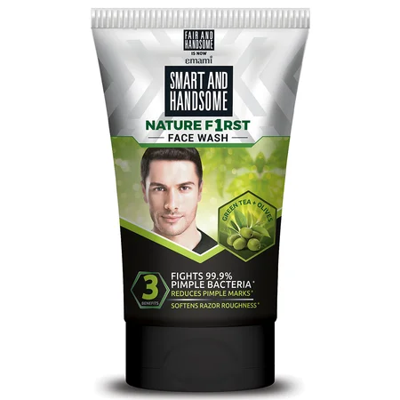 Smart and Handsome Nature First Radiance Face Wash, 100 gm