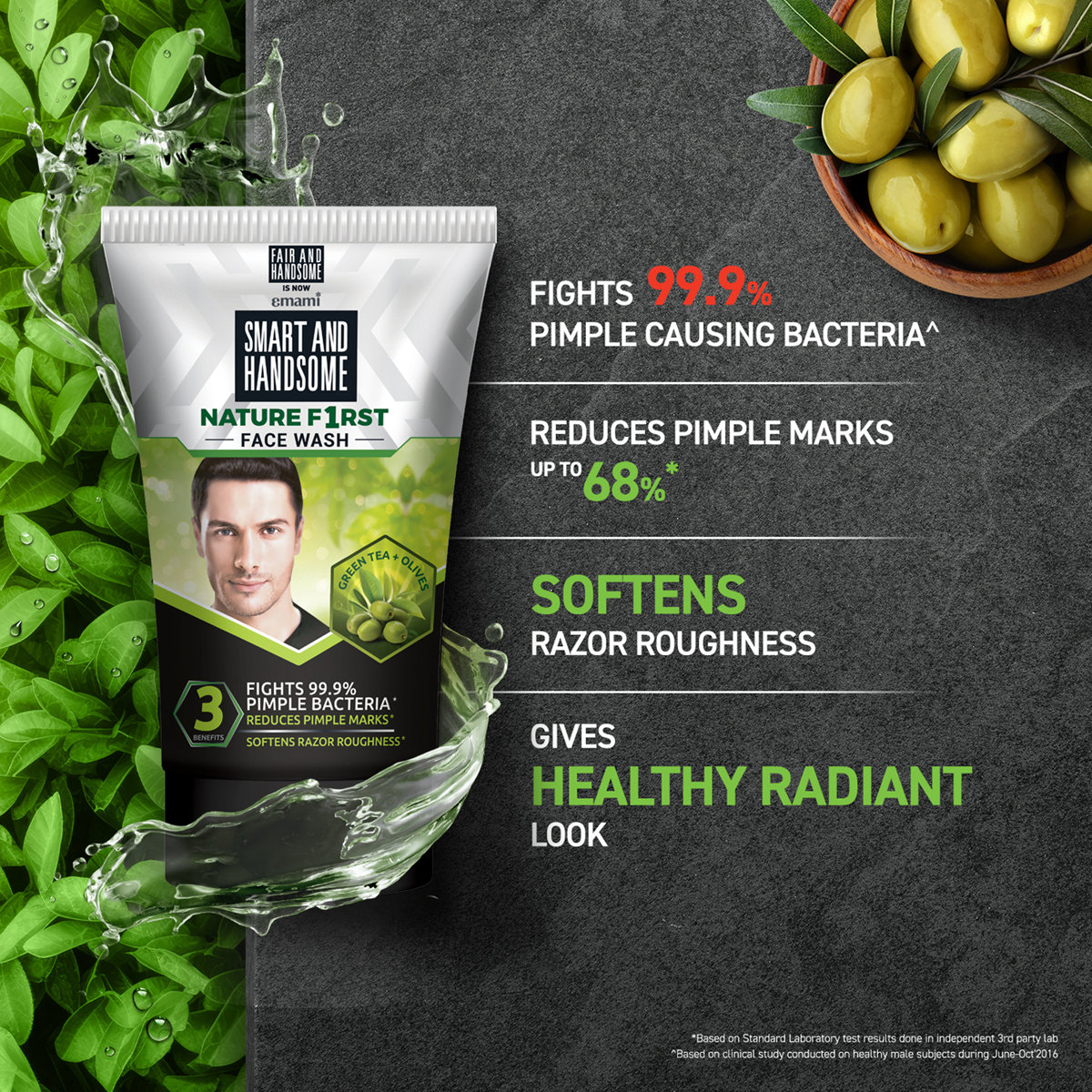 Fair & Handsome Nature First Radiance Face Wash, 100 gm, Pack of 1 Fair & Handsome Nature First Radiance Face Wash, 100 gm, Pack of 1