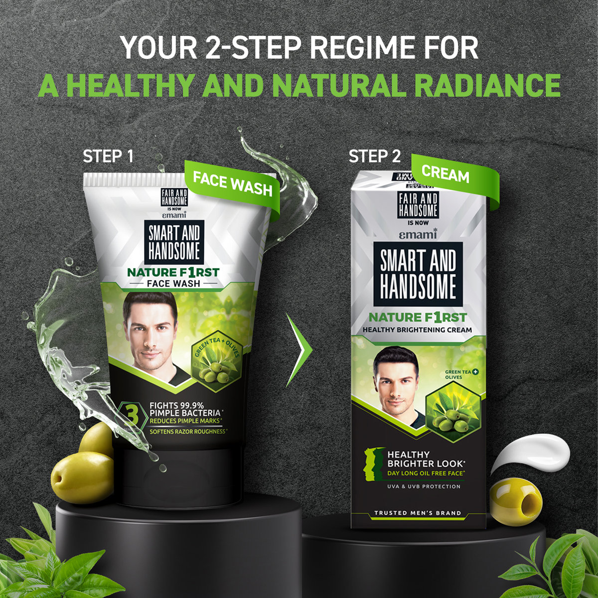 Fair & Handsome Nature First Radiance Face Wash, 100 gm, Pack of 1 Fair & Handsome Nature First Radiance Face Wash, 100 gm, Pack of 1