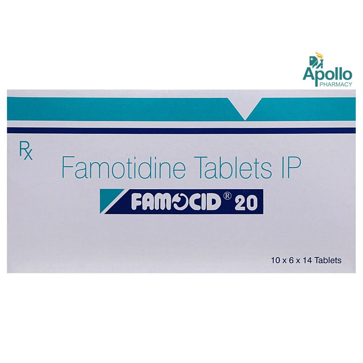 Buy Famocid 20 Tablet 14's Online