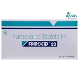 Famocid 20 Tablet 14's, Pack of 14 TABLETS