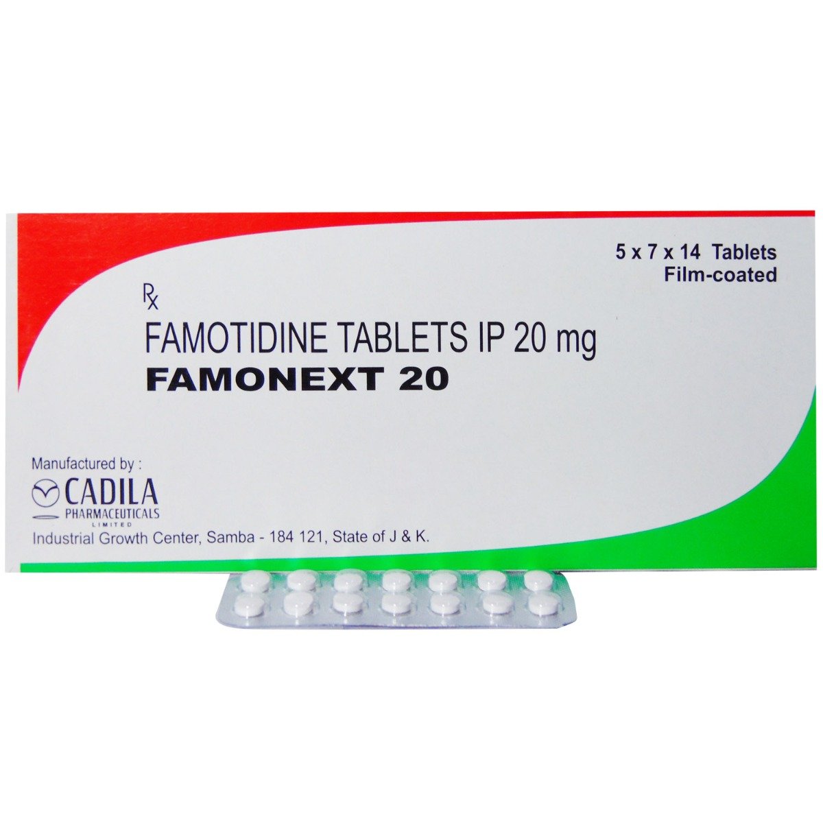 Famonext 20 Tablet 14's, Pack of 14 TabletS Famonext 20 Tablet 14's, Pack of 14 TabletS