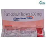 Famcimac 500 Tablet 3's, Pack of 3 TABLETS
