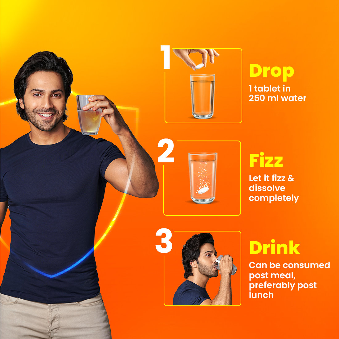 Fast&Up Charge Natural Vitamin C Orange Flavour 20 Effervescent Tablets | Amla Extract, For Immunity, Pack of 1 TABLET Fast&Up Charge Natural Vitamin C Orange Flavour 20 Effervescent Tablets | Amla Extract, For Immunity, Pack of 1 TABLET