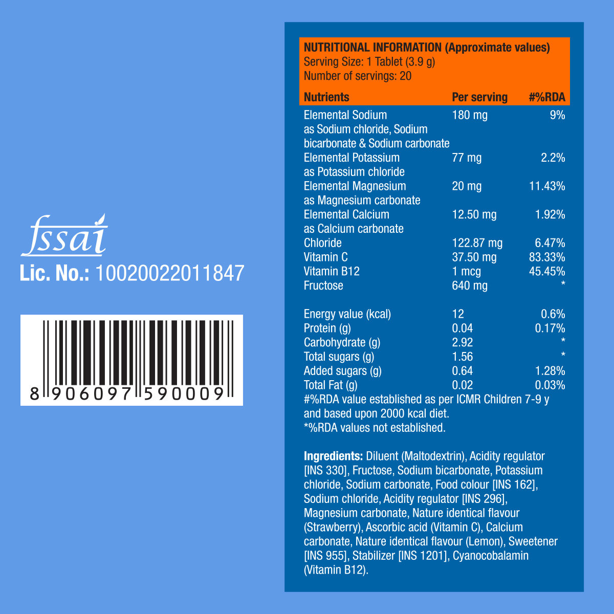 Fast&Up Reload Low Sugar Energy Drink & Instant Hydration Berry Flavour, 20 Effervescent Tablets, Pack of 1 Fast&Up Reload Low Sugar Energy Drink & Instant Hydration Berry Flavour, 20 Effervescent Tablets, Pack of 1