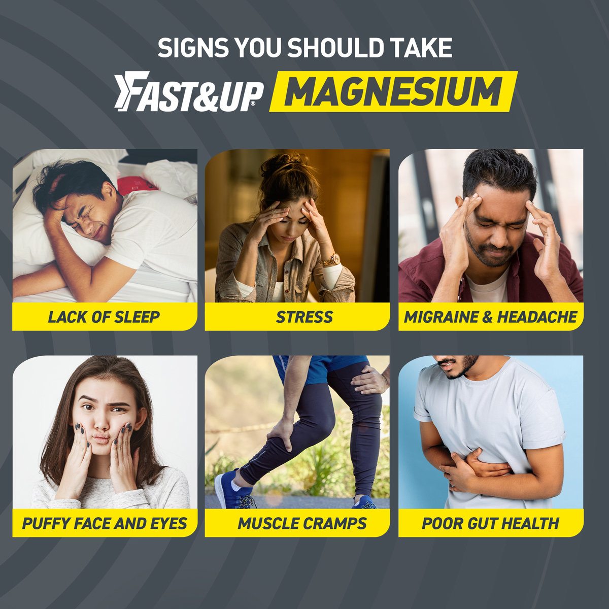 Fast&Up Magnesio Magnesium and Zinc for Muscle Health and Stress, 20 Effervescent Tablets, Pack of 1 Fast&Up Magnesio Magnesium and Zinc for Muscle Health and Stress, 20 Effervescent Tablets, Pack of 1