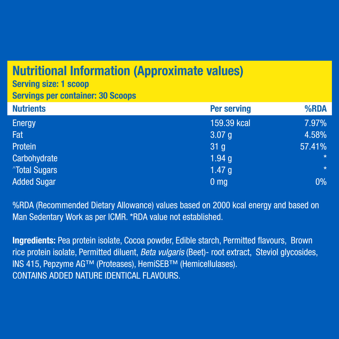 Fast&Up Plant Protein Isolate Chocolate Flavour Powder, 470 gm, Pack of 1 Fast&Up Plant Protein Isolate Chocolate Flavour Powder, 470 gm, Pack of 1
