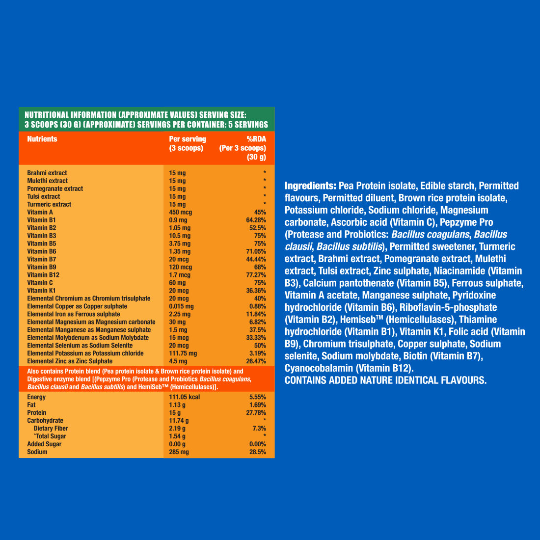 Fast&Up Daily Protein Creamy Vanilla Flavour Powder, 150 gm, Pack of 1 Fast&Up Daily Protein Creamy Vanilla Flavour Powder, 150 gm, Pack of 1