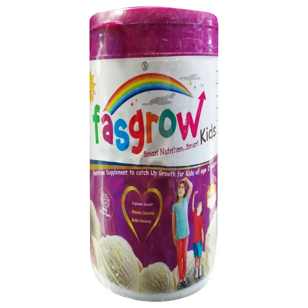Fasgrow Kids American Ice Cream Flavour Powder, 200 gm