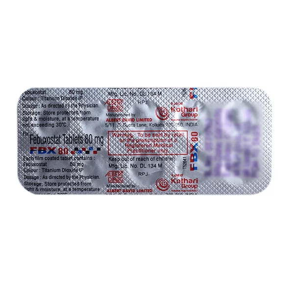 FBX 80 mg Tablet 10's