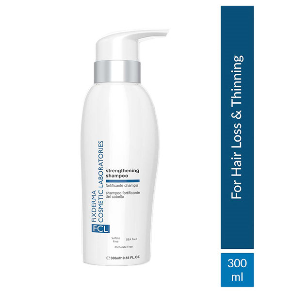Fixderma Cosmetic Laboratories (FCL) Strengthening Shampoo, 300 ml, Pack of 1 Fixderma Cosmetic Laboratories (FCL) Strengthening Shampoo, 300 ml, Pack of 1